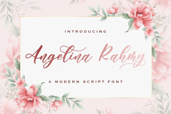 Angelina Rahmy: A Handwritten Font That Elevates Real Small Business Branding