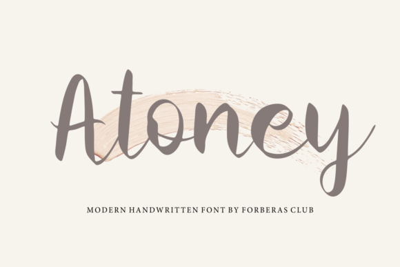 Atoney: A Charming Script Font