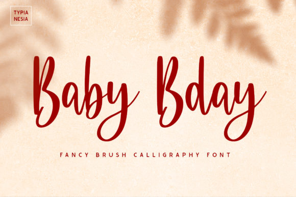 Baby Bday: A Delicate Script Font That Elevates Campaign Visuals