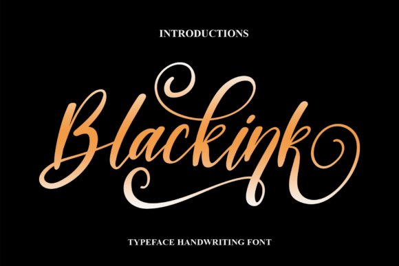 Blackink: A Thoughtful Script Font for Editorial Warmth