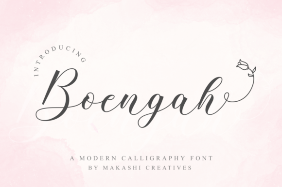 Boengah: A Handwritten Font That Feels Like Home