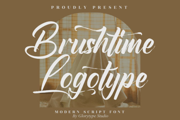 Brushtime Logotype: Elegant Script for Branding