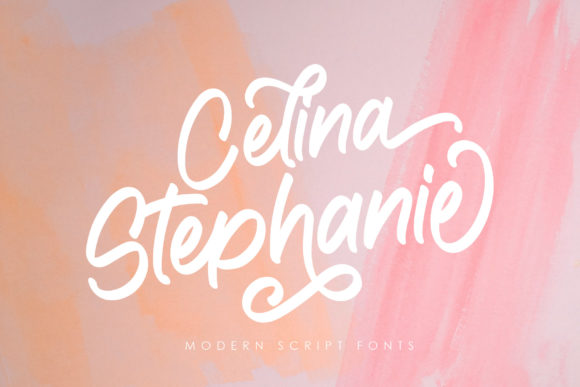 Celina Stephanie Font: Elegant Handwritten Style