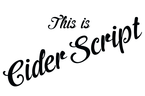 Cider: A Script Font That Feels Like a Warm Invitation