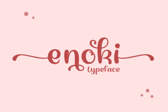 Enoki: A Handwritten Font for Web Design