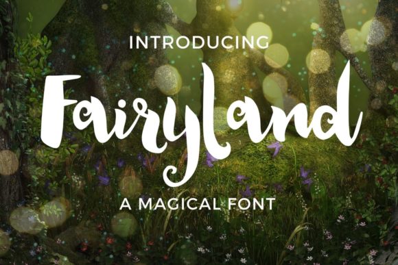 Fairyland: A Script Font for Creative Expression