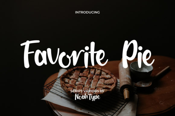 Favorite Pie: A Thoughtful Script Font for Editorial Warmth