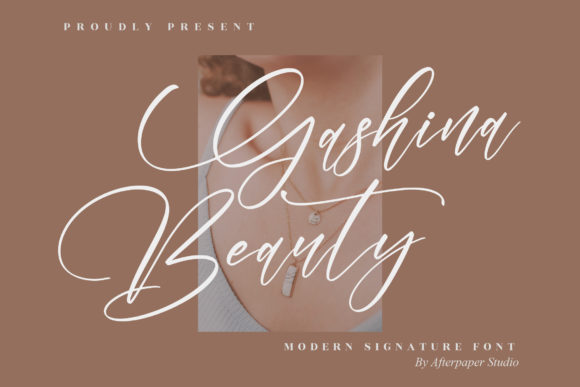 Gashina Beauty Font: Elegant Script for Digital Marketing