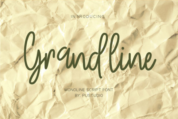 Grandline: A Refined Script Font for Elegant Web Design