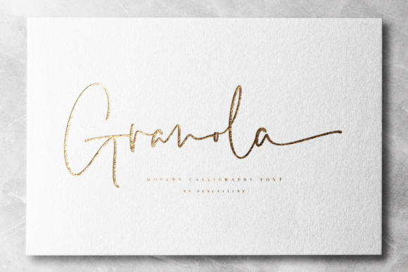 Granola: A Graceful Script Font