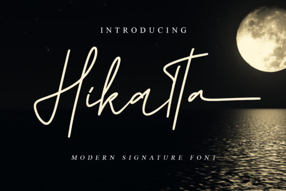 Hikatta: A Handwritten Font That Makes Your Campaign Stand Out