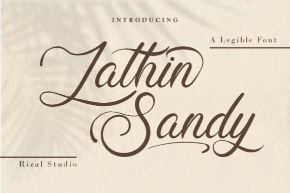 Lathin Sandy: A Handwritten Font That Elevates Real Small Business Branding