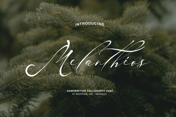 Melanthios: A Stylish Handwritten Font for Real Business Branding