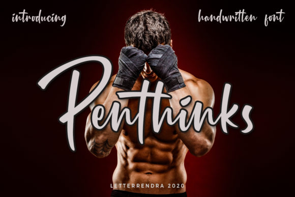 Penthinks: A Quirky Handwritten Font for Editorial Charm