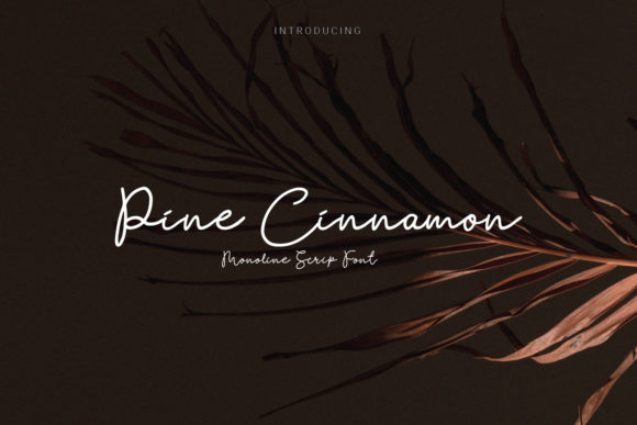 Pine Cinnamon: A Warm, Organic Script Font for Handmade Brands