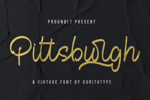Pitttsburgh: A Playful Handwritten Font for Editorial Charm