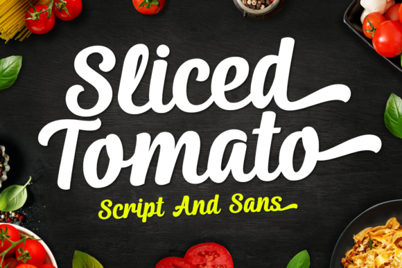 Sliced Tomato Font: A Bold, Flowing Script for Real Brand Moments