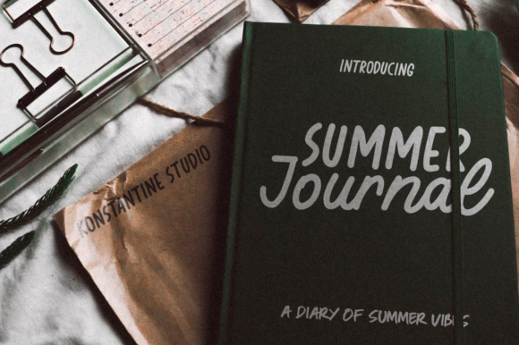 Summer Journal Font for Business