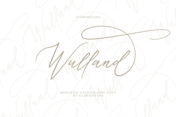 Wulland: A Graceful Script Font
